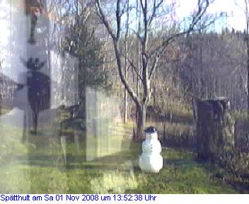 Das Schneewettenbild aus Sptthult fr den 01. November 2008